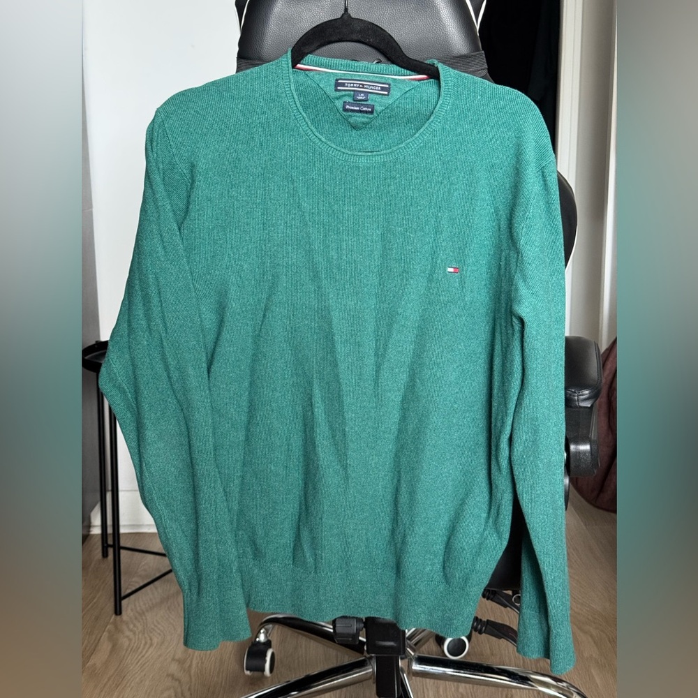 Tommy Hilfiger Premium Cotton Sweater – Size L